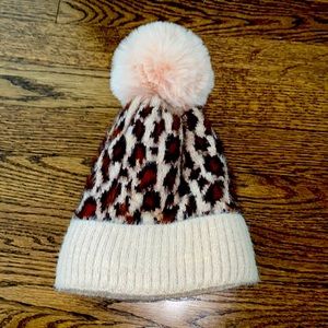 Winter Beanie Leopard Print
